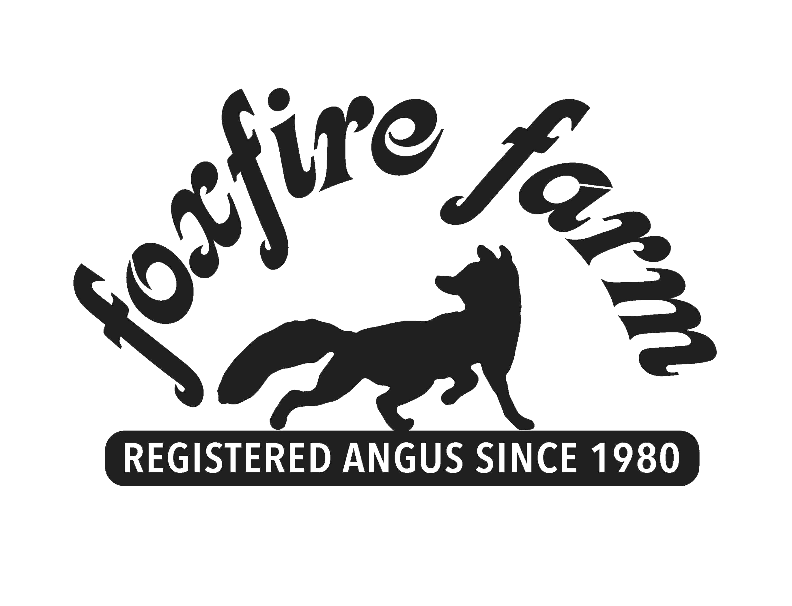 FoxFire Farm Angus Washington Pike Avella PA Logo